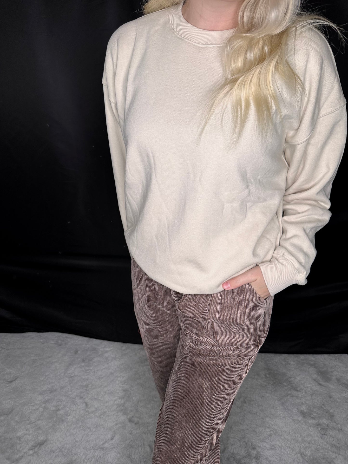 Round Neck Sweatshirt