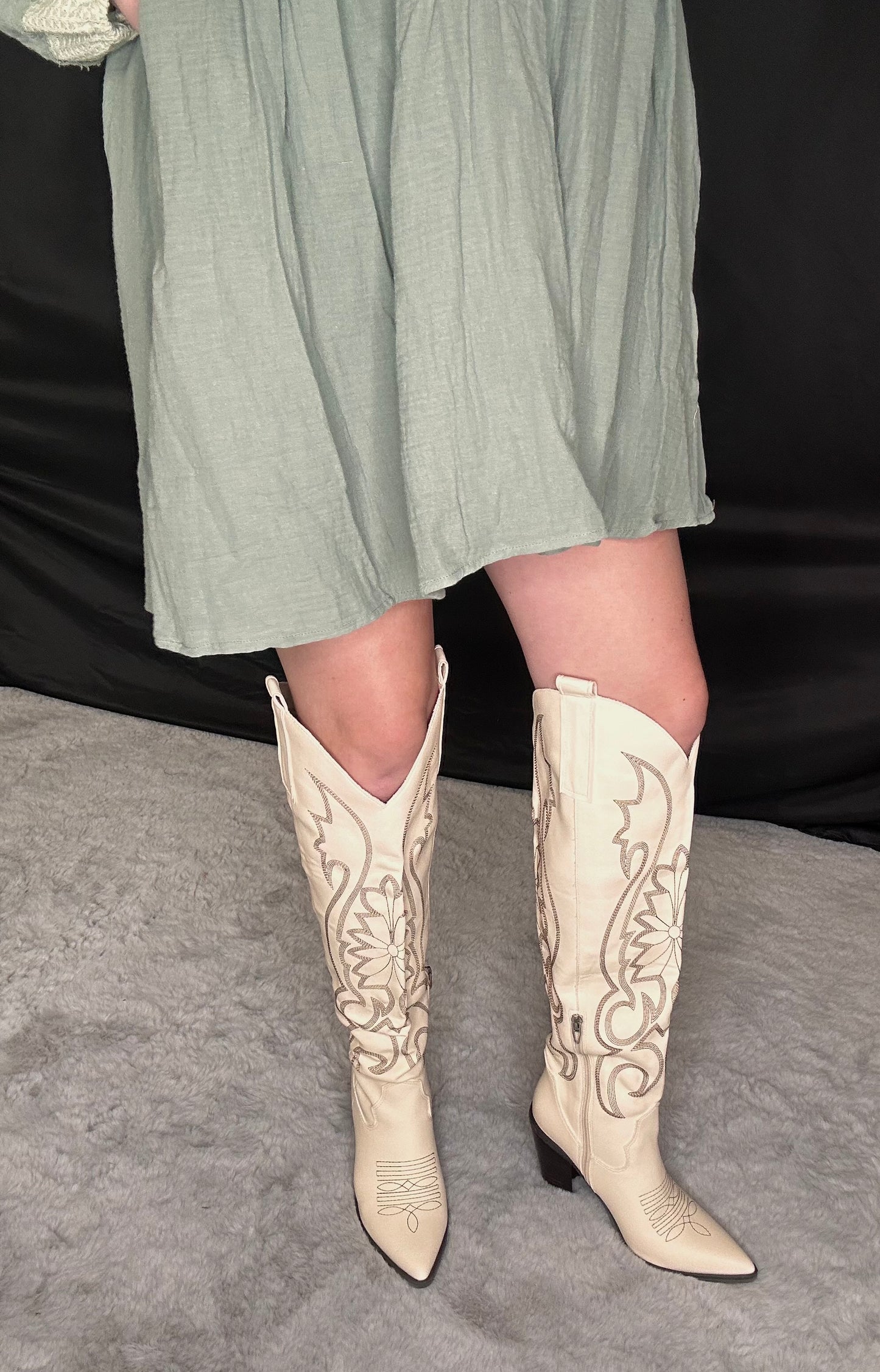 Knee High Western Boots