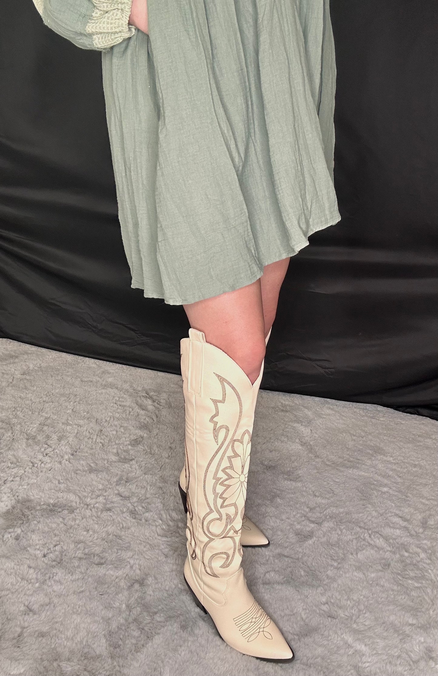 Knee High Western Boots
