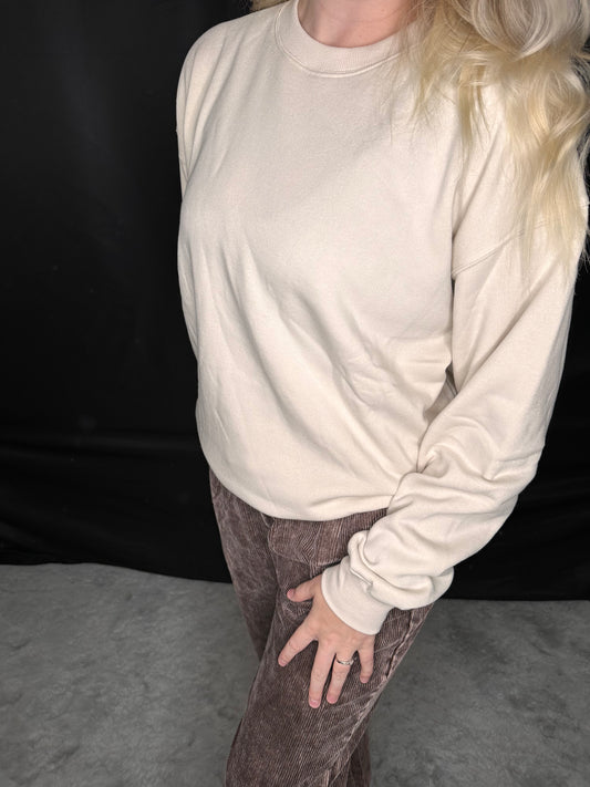 Round Neck Sweatshirt