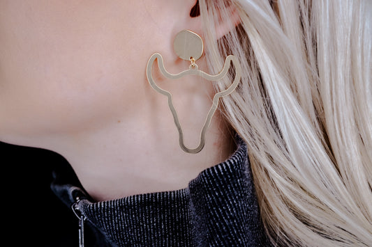 Cow Earrings