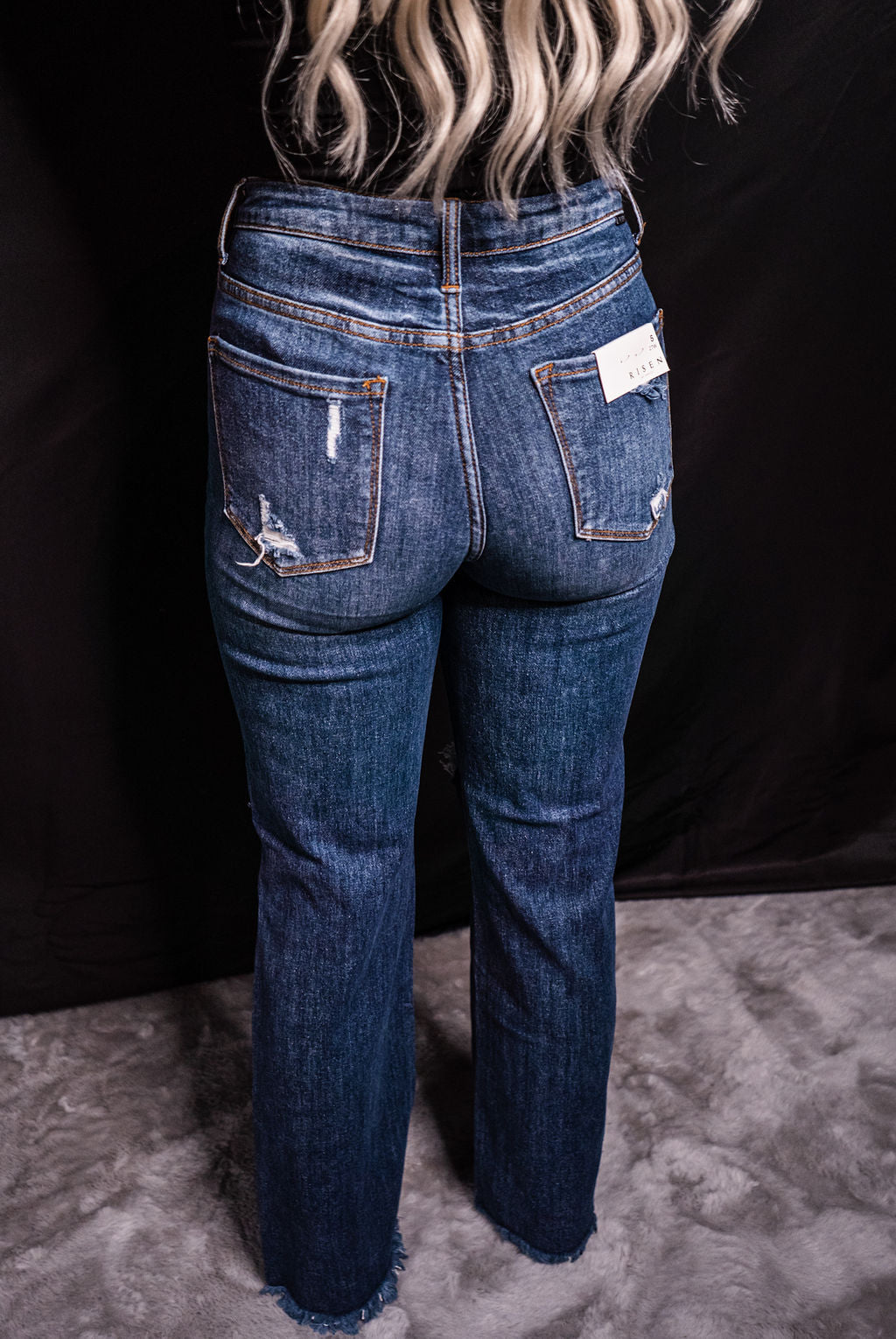 HIGH RISE STRAIGHT JEANS