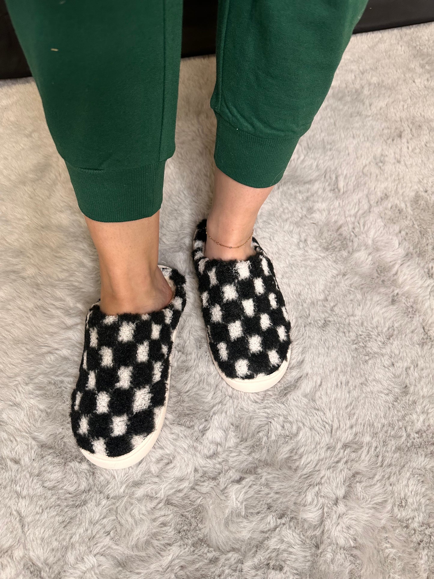 Checker Slippers