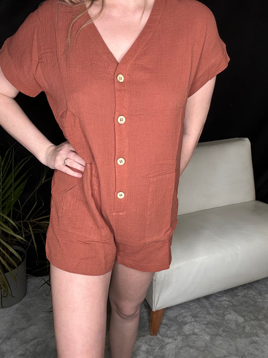 Rust Perfection Romper